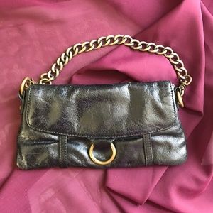 HOBO Leather Black Leather Clutch